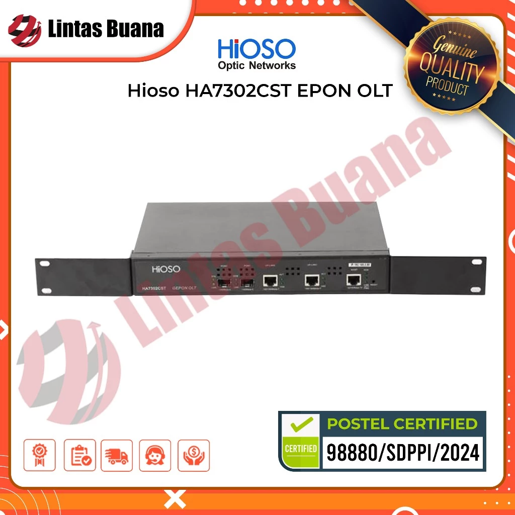 NETLAYER - Hioso HA7302 CST EPON OLT 2 Port / HA7302CST