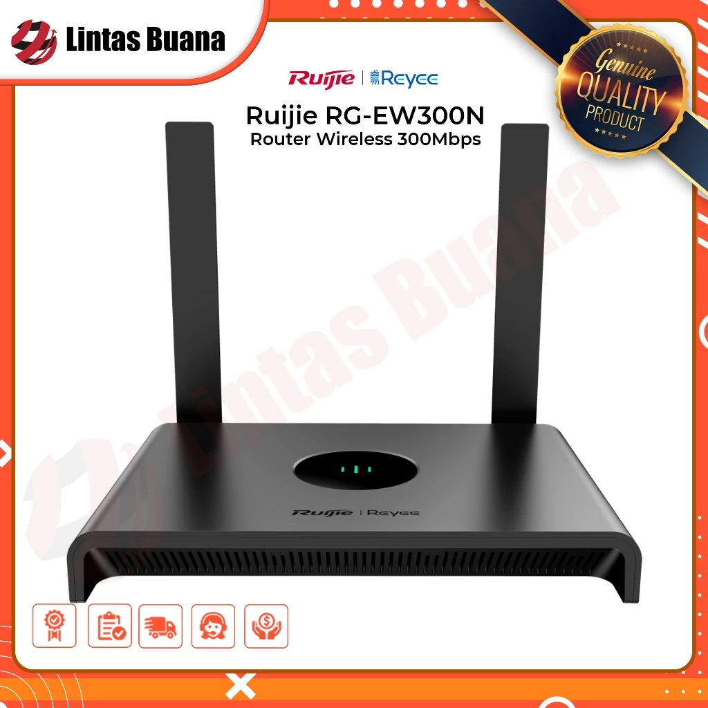 NETLAYER - Ruijie RG-EW300N Router Wireless 300Mbps