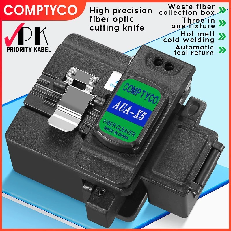NETLAYER - SKL-8A PREMIUM VERSION AUA-X5 Fiber Cleaver Cutter Fiber Optik COMPTYCO