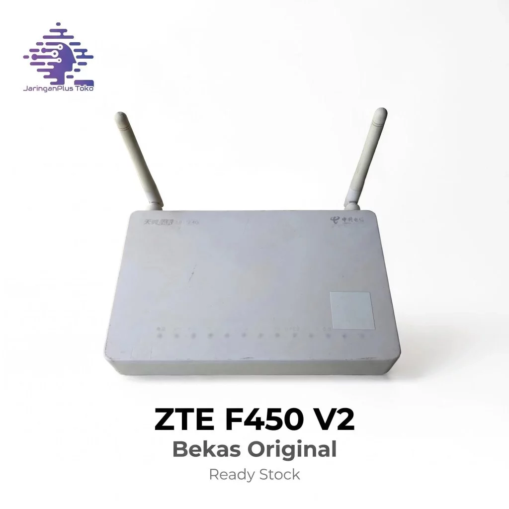 NETLAYER - Bekas WIFI Mode ZTE F450 V2 ONT EPON ONU AP Wireless WIFI English Version