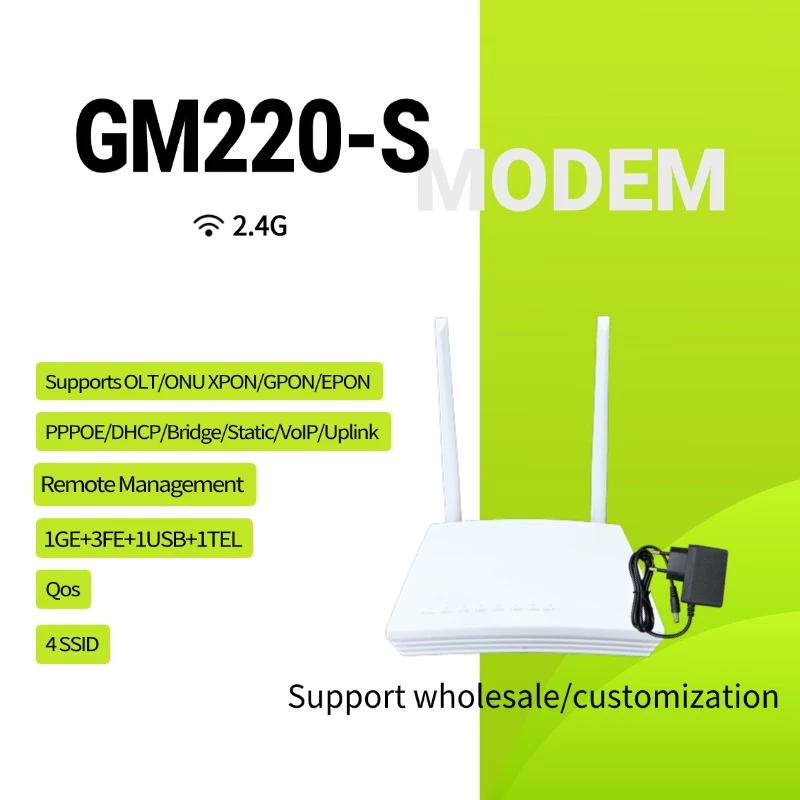 NETLAYER - modem gm220s(H220E) M22X V9 xpon/epon/gpon router wifi ont onu mdm fiber