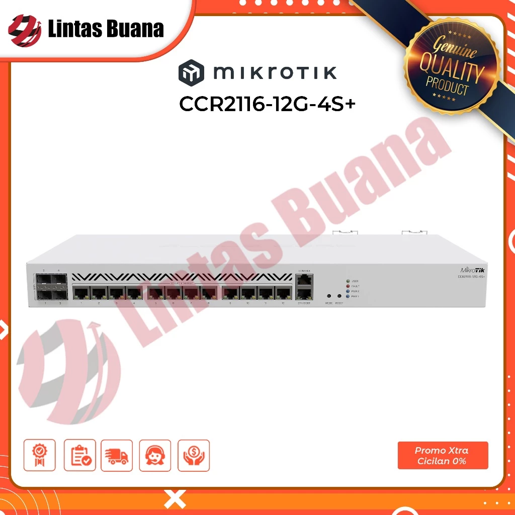 NETLAYER - Mikrotik CCR2116-12G-4S+ / Mikrotik CCR 2116-12G-4S+
