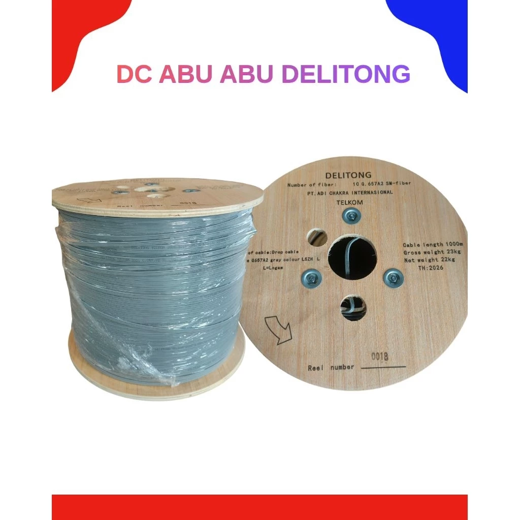 NETLAYER - Kabel FO - DC ABU ABU 1CORE 3 SELING DELITONG ( Telkom Abu )