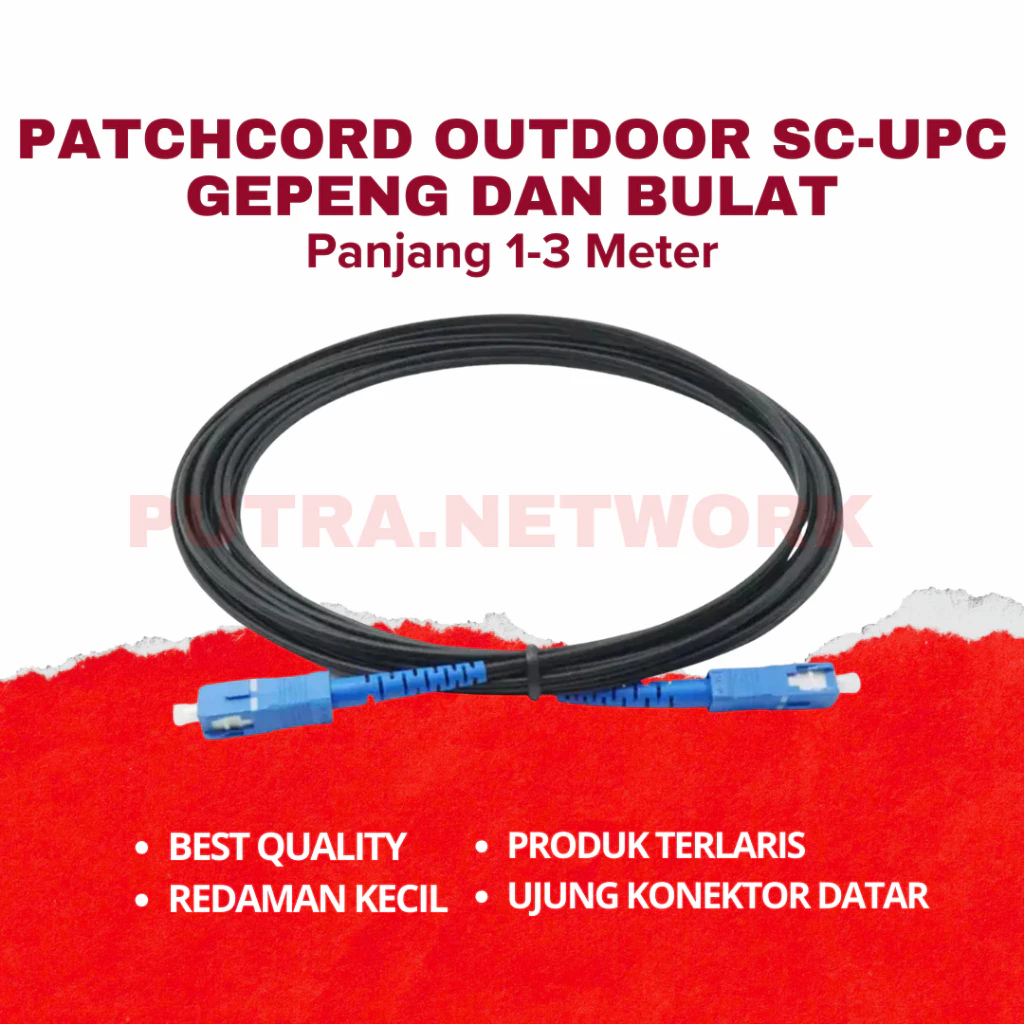 NETLAYER - Patchcord Outdoor SC UPC Bulat Patchcore Outdoor 3mm