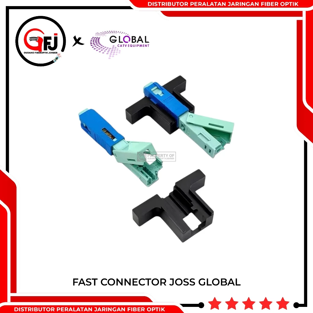 NETLAYER - [TERLARIS] FAST CONNECTOR JOSS BY GLOBAL SC/UPC FIBER OPTIC ORIGINAL