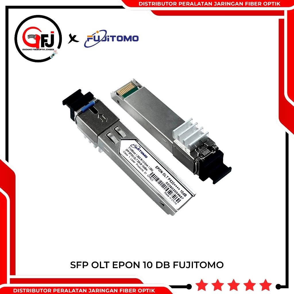 NETLAYER - [TERMURAH] SFP OLT EPON PX20++++ 20KM 10 DB SC FUJITOMO ORIGINAL