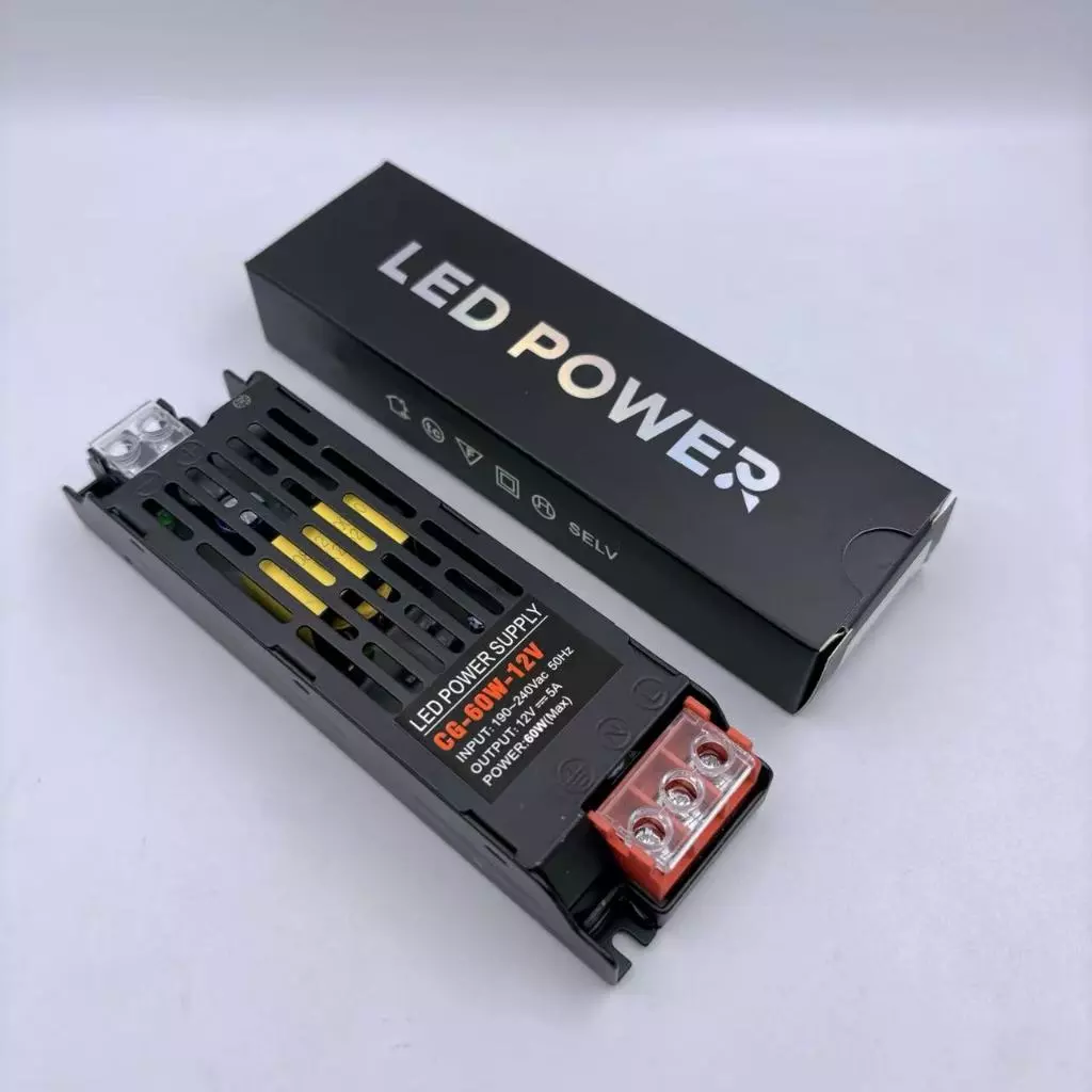 NETLAYER - ADAPTOR POWER SUPPLY DC12V DC24V Trafo Slim Driver LED STRIP 12v 24v 60W/120W/200W/300W/400W/5A/10A/20A/30A