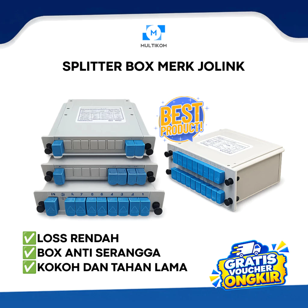 NETLAYER - Passive Splitter 1:2/1:4/1:8/ 1:16 Box Barel Flip Brand Jolink